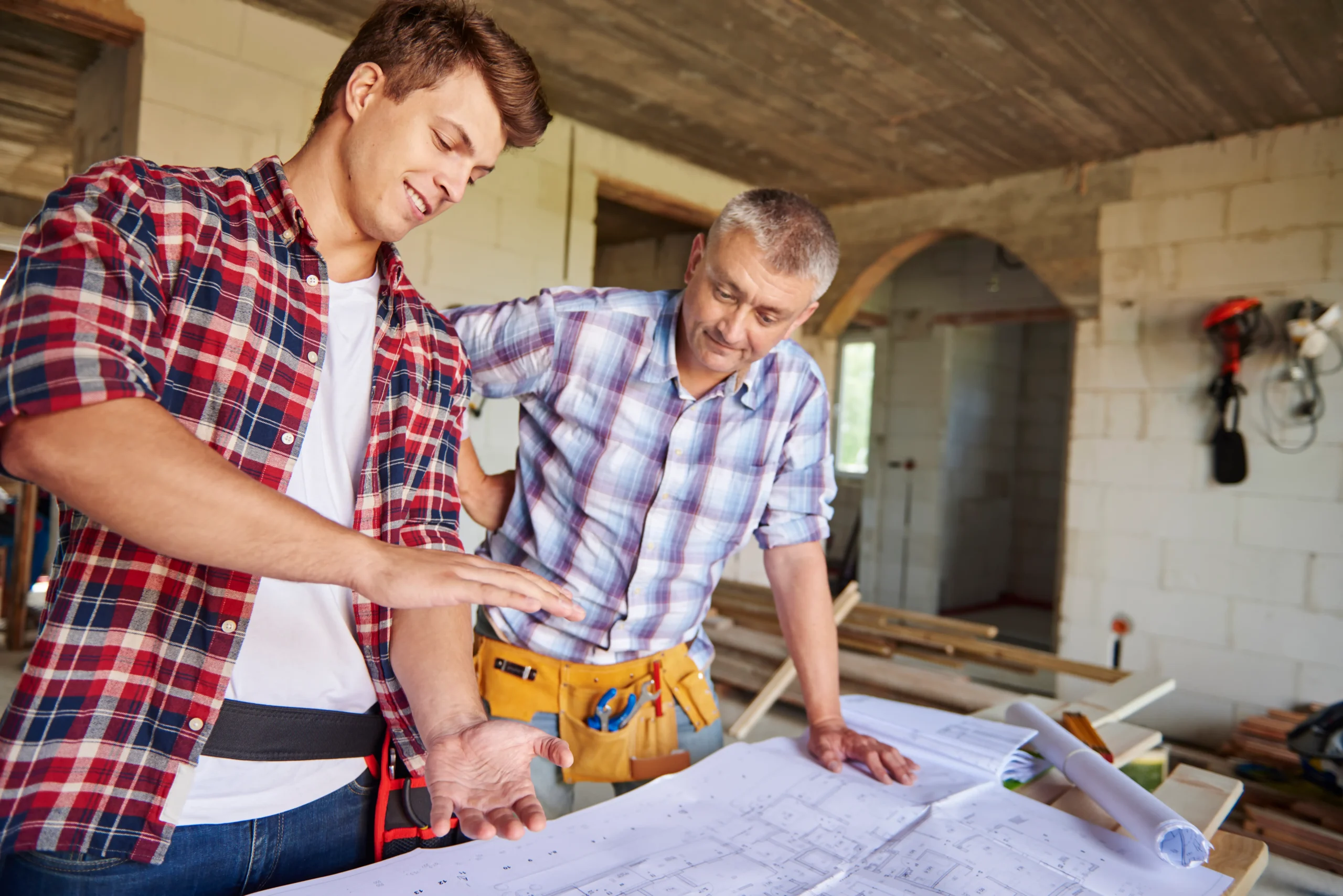 collaboration-two-carpenters-building